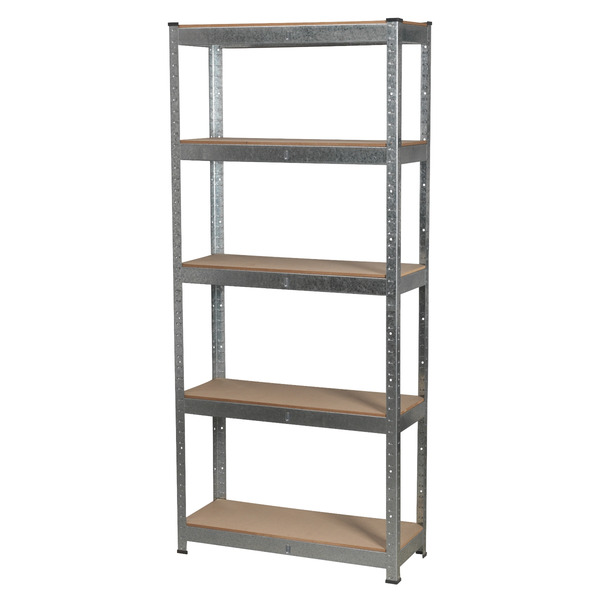 Sealey AP6150GS Racking Unit with 5 Shelves 150kg Capacity Per Level