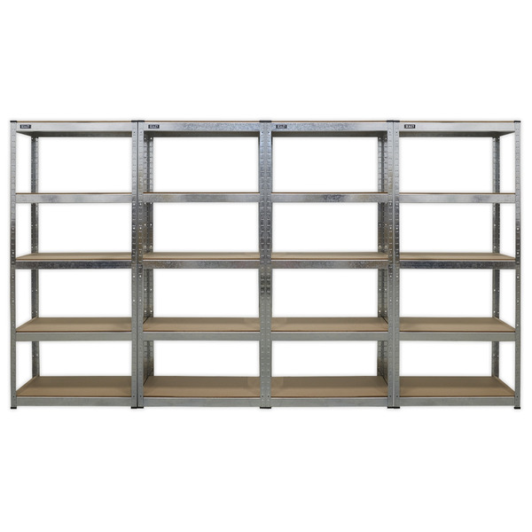 Sealey Racking Unit 5 Shelf 150kg Capacity Per Level - Set of 4