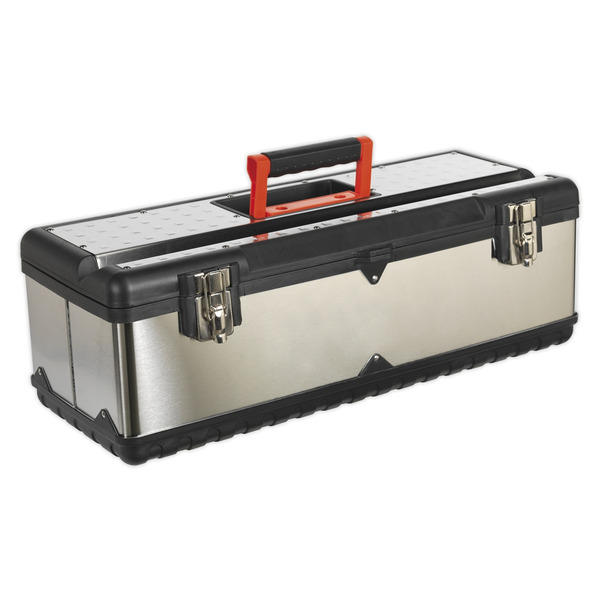 Sealey AP660S Stainless Steel Toolbox with Tote Tray 660mm