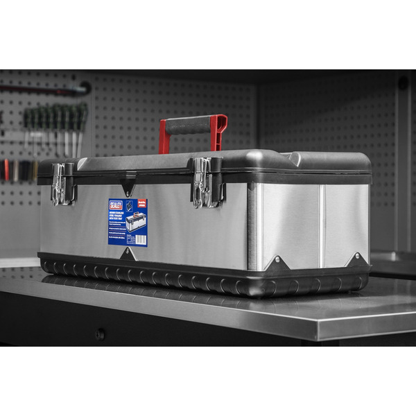 Sealey AP660S Stainless Steel Toolbox with Tote Tray 660mm