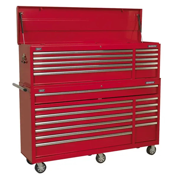 Sealey AP6610 Superline PRO&reg; Topchest 10 Drawer - Red