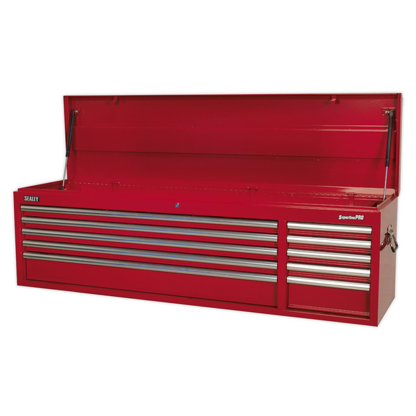 Sealey AP6610 Superline PRO&reg; Topchest 10 Drawer - Red