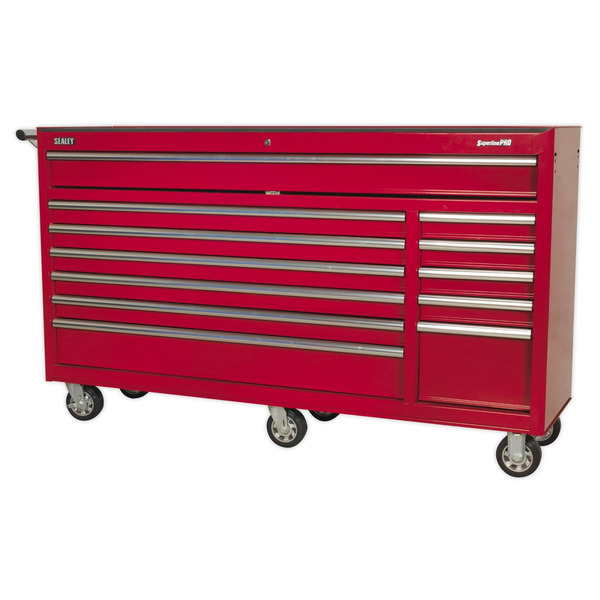 Sealey Superline PRO® Rollcab 12 Drawer - Red