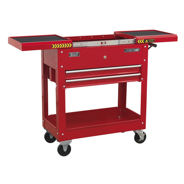 American PRO® Mobile Tool & Parts Trolley - Red