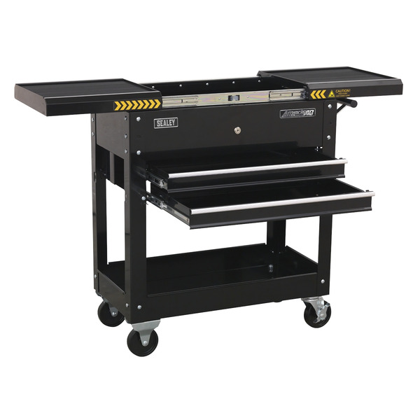 Sealey American PRO® Mobile Tool & Parts Trolley - Black