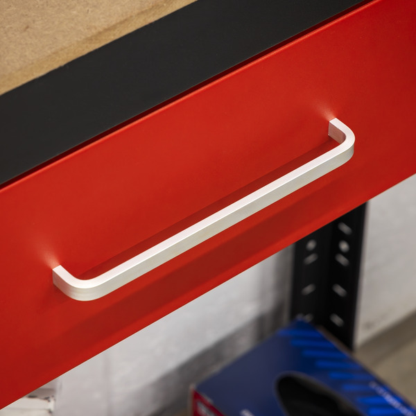 Sealey AP830R Shelving Unit 4-Tier with Cupboard & Drawer