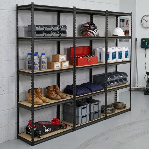 Sealey AP900RCOMBO1 Racking Unit with 5 Shelves 340kg Capacity Per Level - Set of 3