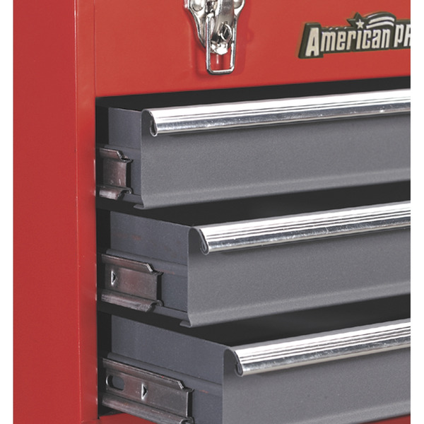 Sealey AP9243BB American PRO&reg; Tool Chest 3 Drawer - Red/Grey