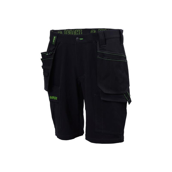 Apache APAWHISTL36 Whistler Black Stretch Holster Shorts Waist 36in