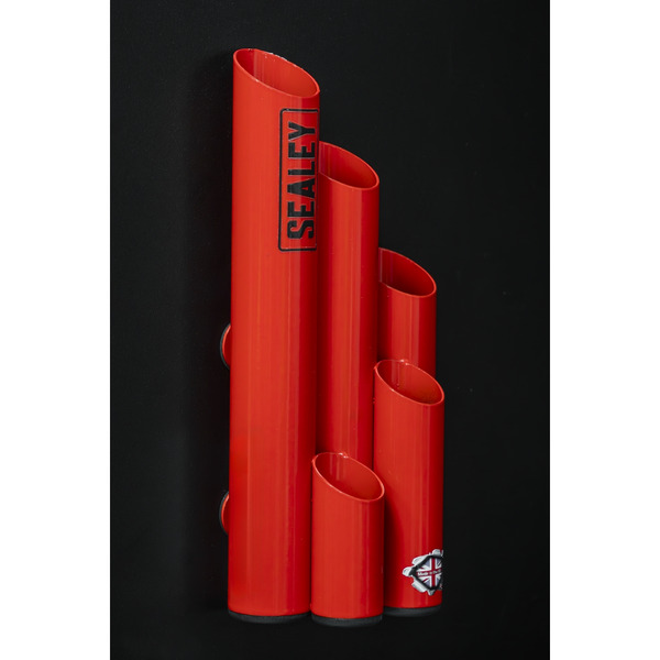 Sealey APCTHRXL Large Magnetic Cable Tie Holder - Red