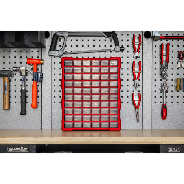 Sealey APDC60R Cabinet Box 60 Drawer - Red/Black