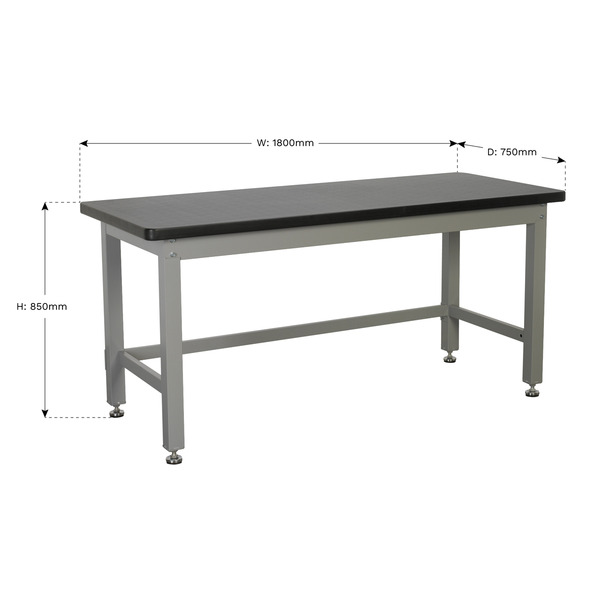 Sealey Premier Industrial™ Steel Workbench 1.8m