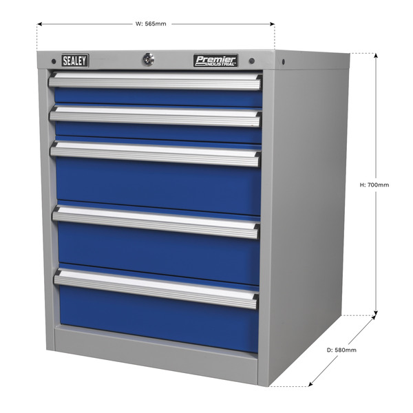 Sealey API5655A Premier Industrial™ Cabinet 5 Drawer