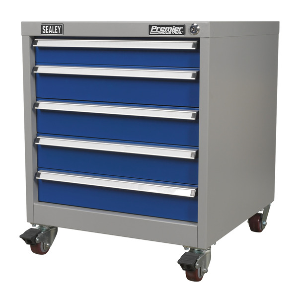 Sealey Premier Industrial™ Mobile Industrial Cabinet 5 Drawer
