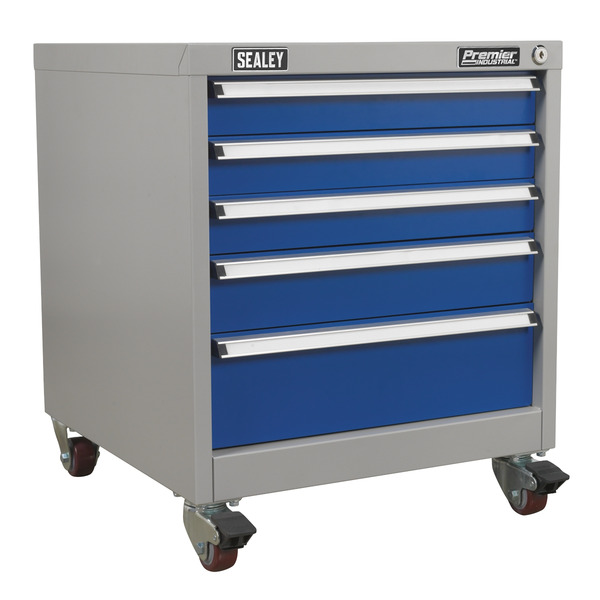 Sealey Premier Industrial™ Mobile Industrial Cabinet 5 Drawer