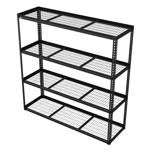 Sealey Heavy-Duty Modular Racking Unit with 4 Mesh Shelves 300kg Capacity Per Level 1830mm
