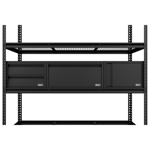 Sealey Heavy-Duty Modular Racking Kit with 3 Storage Units