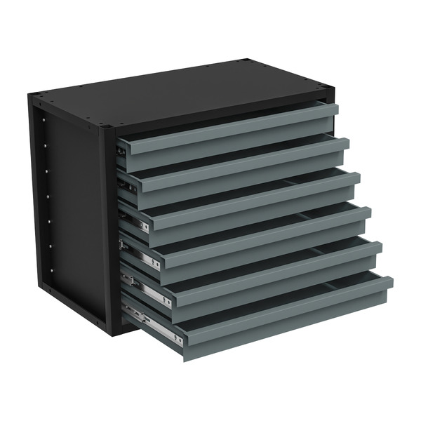 Modular Storage Mid Unit 6 Drawer 580mm