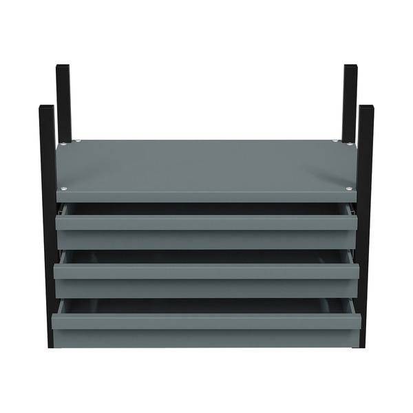 Sealey APMRM2 Modular Storage Mid Unit 3 Drawer & 1 Shelf 580mm