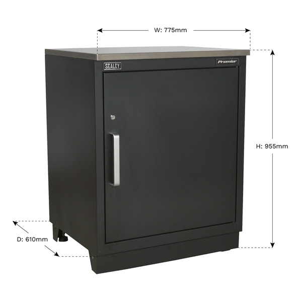 Sealey Premier™ Heavy-Duty Modular Floor Cabinet 1 Door 775mm
