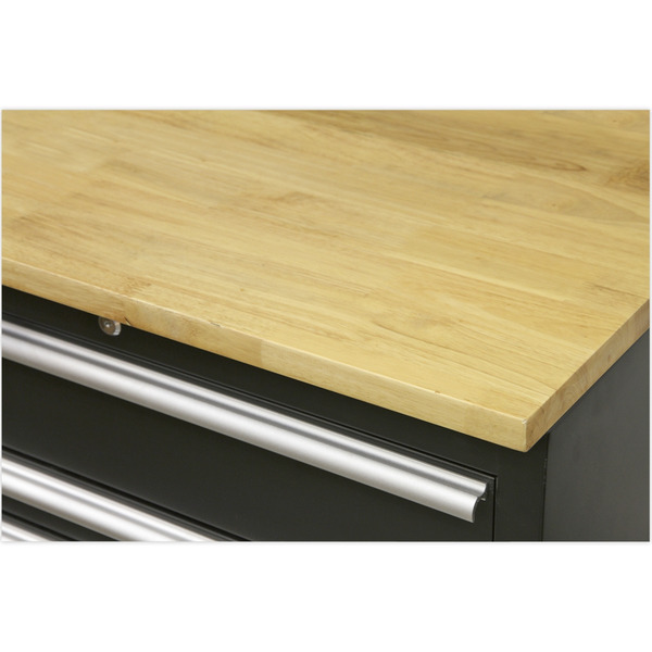 Premier™ Storage System with Hardwood Worktop 2.48m