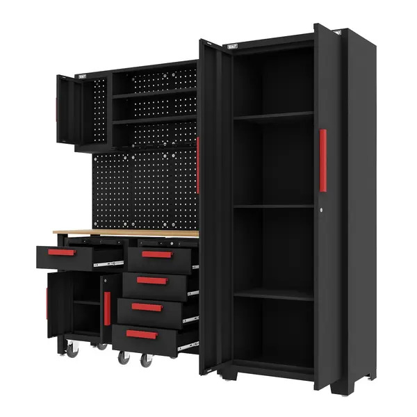 Sealey APMS12OP American PRO&reg; Complete Garage Storage System with 2 Mobile Trolleys