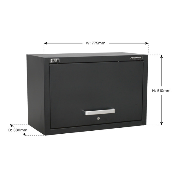 Sealey Premier™ Heavy-Duty Modular Wall Cabinet 775mm