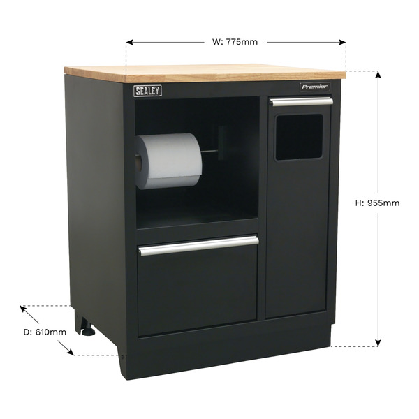 Premier™ Heavy-Duty Modular Multifunction Floor Cabinet 775mm