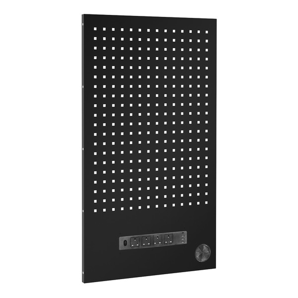 Sealey APMS3BEBP Superline PRO&reg; Black Edition Modular Back Panel with Power Bar 600mm