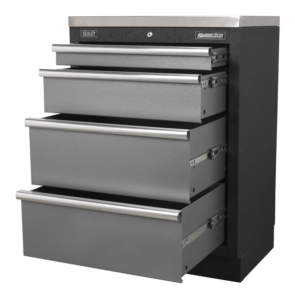 Sealey Superline PRO® Modular Cabinet 4 Drawer 680mm