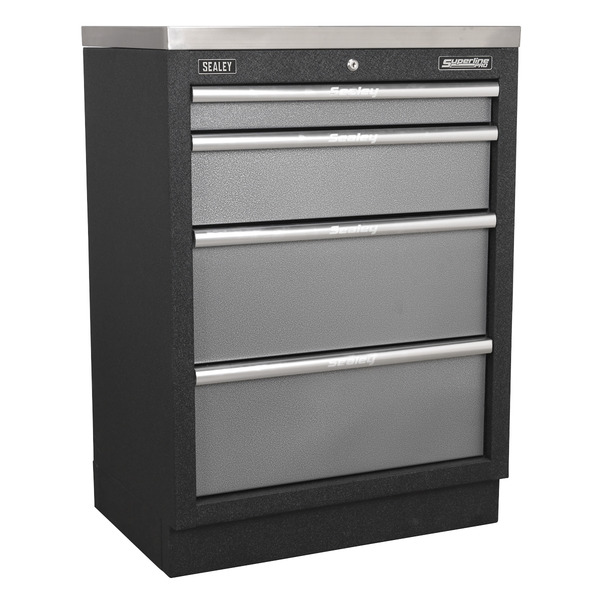 Sealey APMSSTACK17W Superline PRO&reg; Storage System with Pressed Wood Worktop 4.92m