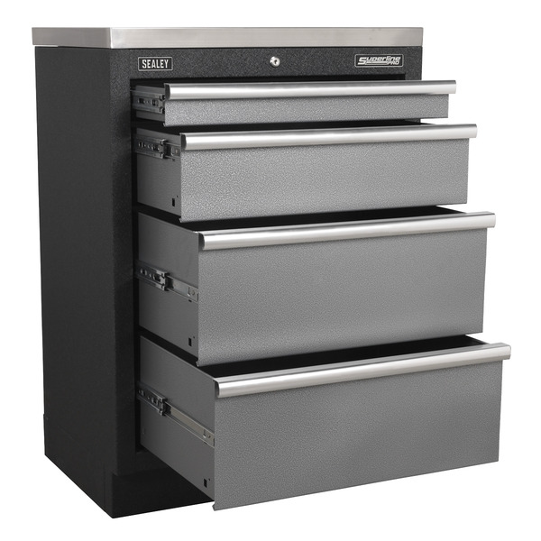 Sealey Superline PRO® Modular Cabinet 4 Drawer 680mm
