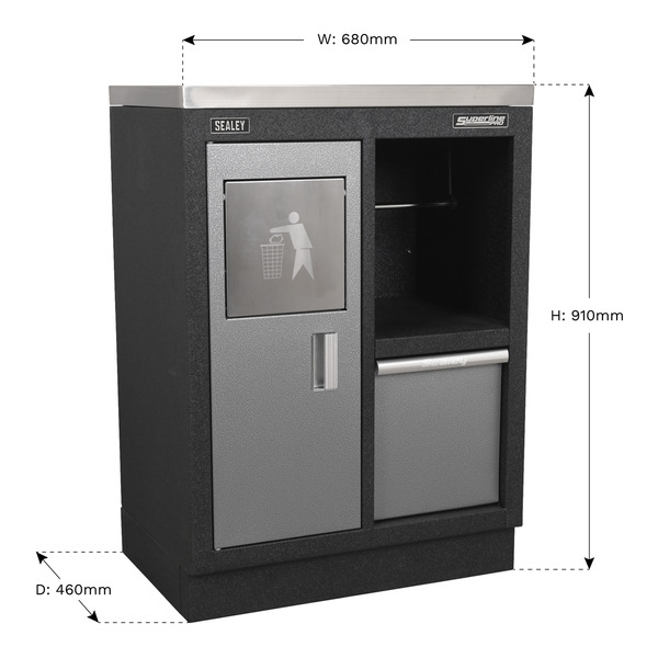 Sealey Superline PRO® Modular Multifunction Cabinet with Drawer 680mm