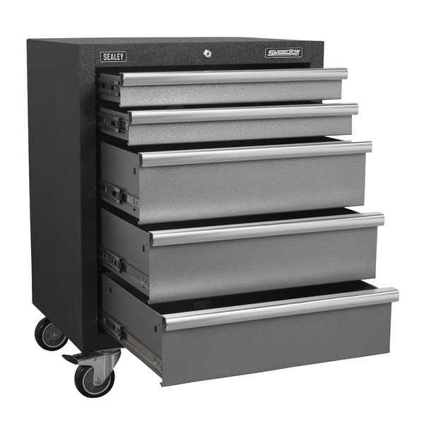 Sealey Superline PRO® Modular Mobile Cabinet 5 Drawer 650mm