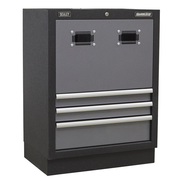 Superline PRO® Modular Storage System Combo with Pressed Wood Worktop