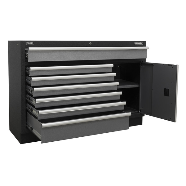 Sealey Superline PRO® Modular Floor Cabinet 7 Drawer 1360mm