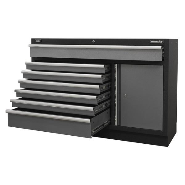 Sealey Superline PRO® Modular Floor Cabinet 7 Drawer 1360mm