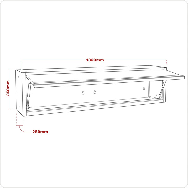 Superline PRO® Modular Wall Cabinet 1360mm