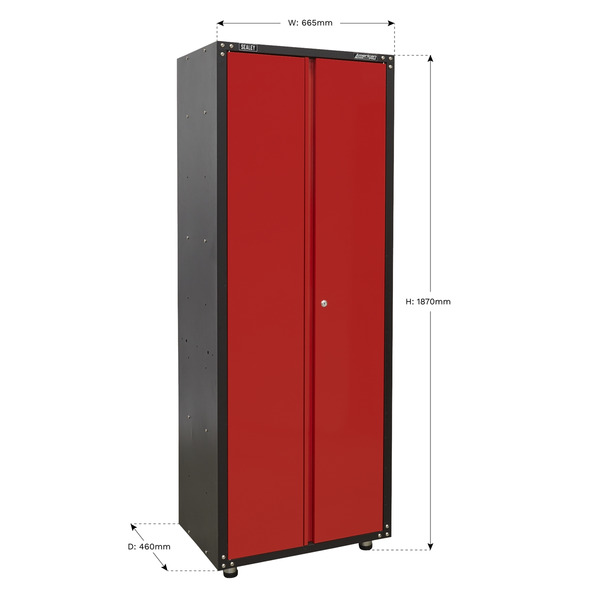 Sealey American PRO® Modular Full Height Cabinet 2 Door 665mm