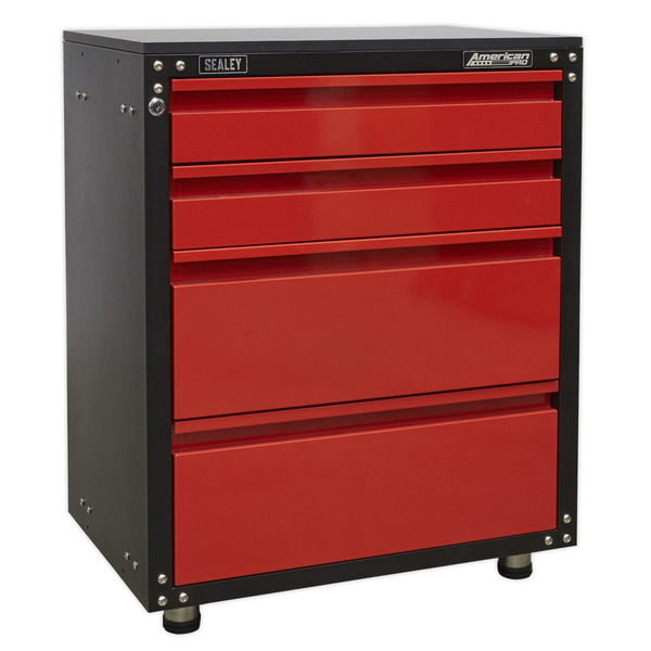 American PRO® Modular Cabinet with Worktop 4 Drawer 665mm