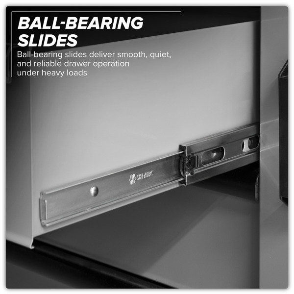 Sealey APMSBESTACK01W Superline PRO® Black Edition Storage System with Rubber Wood Worktop 3.24m