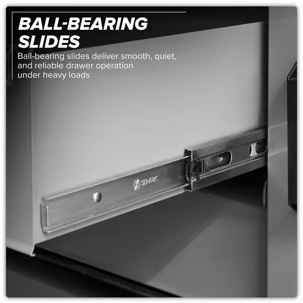 Sealey APMSBESTACK04WW Superline PRO&reg; Black Edition Storage System with Rubber Wood Worktop 2.04m