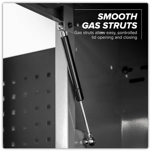 Sealey APMSBESTACK04WW Superline PRO&reg; Black Edition Storage System with Rubber Wood Worktop 2.04m