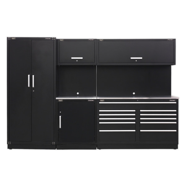 Premier™ Storage System with Stainless Worktop 3.26m