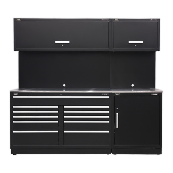 Sealey Premier™ Storage System with Stainless Worktop 2.33m