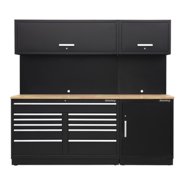 Sealey Premier™ Storage System with Hardwood Worktop 2.33m