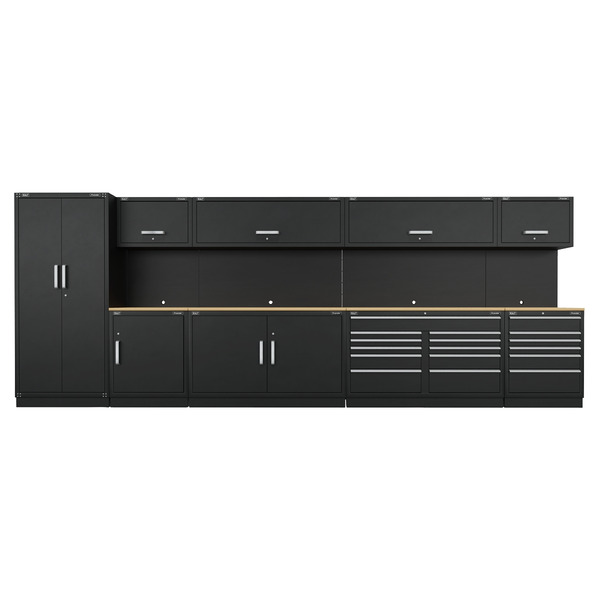 Sealey Premier™ Storage System with Hardwood Worktop 5.58m