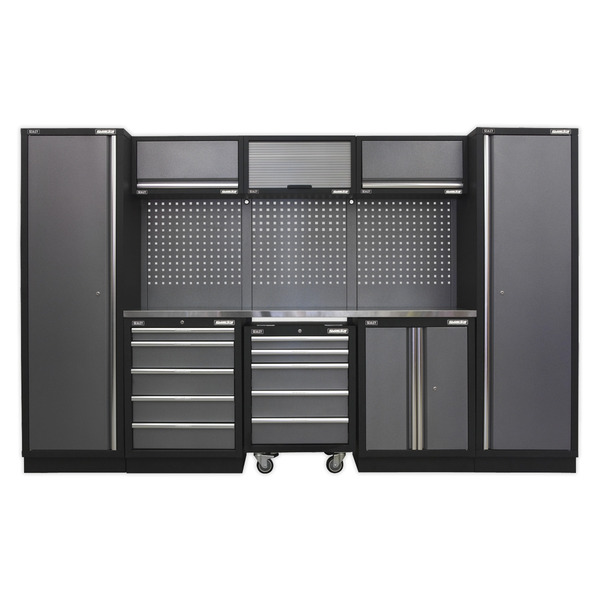 Superline PRO® Storage System with Stainless Worktop 3.24m