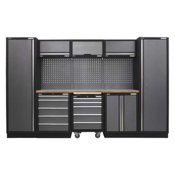 Superline PRO® Storage System with Wood Worktop 3.24m