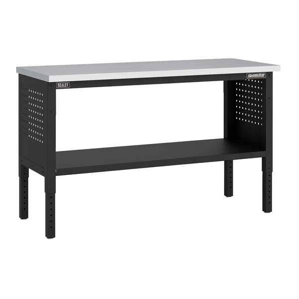 Sealey APMWB60SS Superline PRO® Modular Workbench with Stainless Steel Worktop & Adjustable Height 1525mm